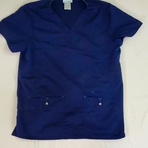 Navy blue Scrub top